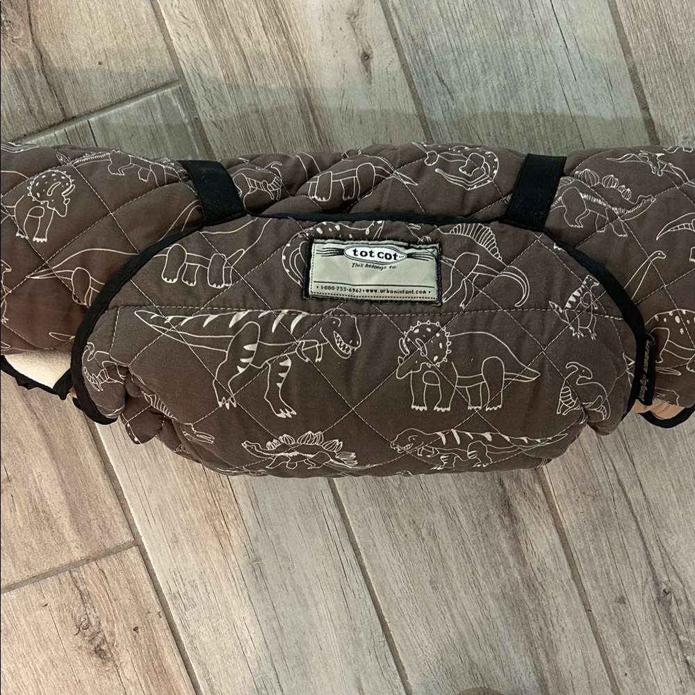 Brown Dinosaur Kids Sleeping Bag - Urban Infant Tot Cot